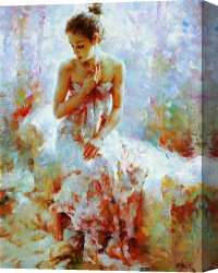 Ballerina Canvas Paintings - Ballerina by Stephen Pan by 2011