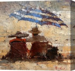 Beach Canvas Paintings - Beach by 2011