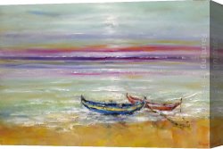 Boats Canvas Paintings - Boats at the Black Sea by 2011