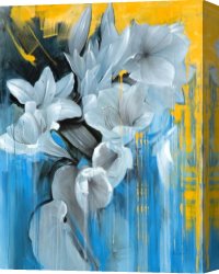 Floral Canvas Paintings - floral 1 by 2011
