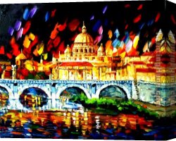 The Glorious Lightning Canvas Paintings - Glorious Roma by 2011
