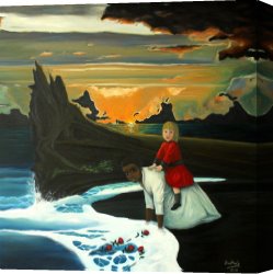 Water Canvas Paintings - God's purifier waters by 2011
