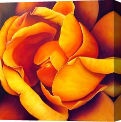 Heart of The Rose Canvas Paintings - HEART OF THE ROSE by 2011
