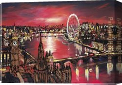 London Canvas Paintings - sky view london - paul kenton by 2011