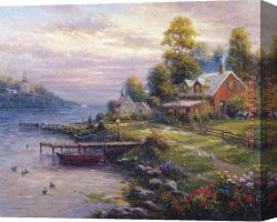 Knife Canvas Paintings - Lighthouse 2 by 2017 new