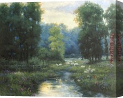 Knife Canvas Paintings - Peaceful by 2017 new