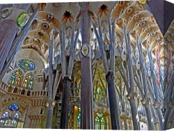 2017 New Canvas Paintings - Sagrada Familia by 2017 new