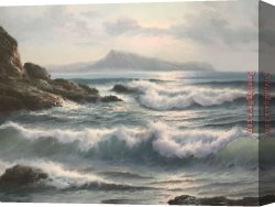 Seascape Canvas Paintings - Seascape 17 by 2017 new