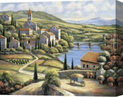 Knife Canvas Paintings - The Village by 2017 new