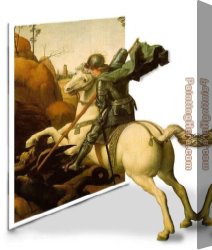 Allegory of Arts Canvas Paintings - Georgie by 3d art