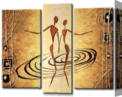 Abstract Canvas Paintings - 41434 by Abstract