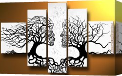 Abstract Canvas Paintings - 5534 by Abstract