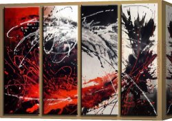 Abstract Canvas Paintings - 9 by Abstract