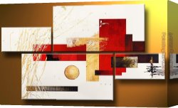 Abstract Canvas Paintings - 92718 by Abstract