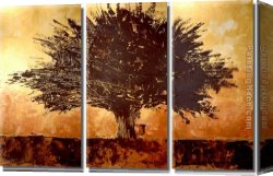 Abstract Canvas Paintings - 9815 by Abstract