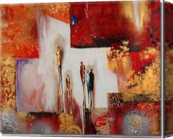Abstract Canvas Paintings - 9943 by Abstract