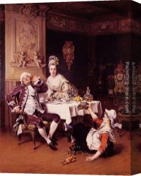 Picture of The Last Supper II Canvas Paintings - The Lost Supper by Adrien de Boucherville