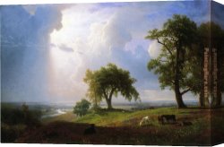 Promise of Spring Canvas Paintings - California Spring by Albert Bierstadt