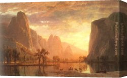 Valley of The Yosemite Canvas Paintings - Valley of the Yosemite by Albert Bierstadt