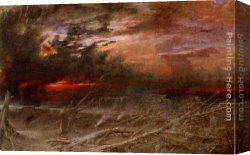 Goodwin Canvas Paintings - Apocalypse by Albert Goodwin