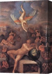 Allegory of May Triumph of Apollo Canvas Paintings - Allegory of Human Life by Alessandro Allori