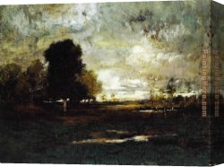 Early Canvas Paintings - Early Autumn by Alexander Helwig Wyant