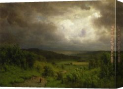 Peace in The Midst of The Storm Canvas Paintings - Storm Ahead by Alexander Helwig Wyant