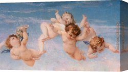 Alexandre-gabriel Canvas Paintings - Birth of Venus detail by Alexandre Cabanel