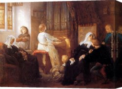 Alexandre-gabriel Canvas Paintings - Harmony by Alexandre Cabanel