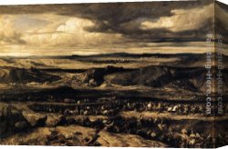 Alexandre-gabriel Canvas Paintings - The Defeat of the Cimbri by Alexandre-Gabriel Decamps