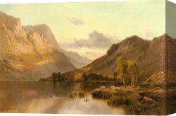 Alfred De Breanski Canvas Paintings - Near Dunkeld by Alfred de Breanski