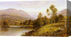 Early Canvas Paintings - Early Evening, Cumbria by Alfred Glendening