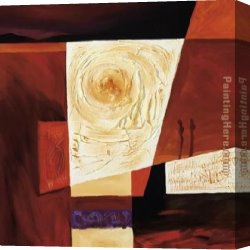 Starry Canvas Paintings - Starry Sunrise I by Alfred Gockel