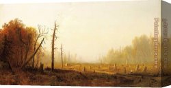 Autumn Landscape Canvas Paintings - Autumn Landscape by Alfred Thompson Bricher