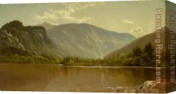 Echo And Narcissus Canvas Paintings - Echo Lake New Hampshire by Alfred Thompson Bricher