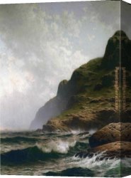 Grand Canvas Paintings - Grand Summer Grand Manan by Alfred Thompson Bricher