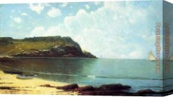 Sailing Canvas Paintings - Sailing by Alfred Thompson Bricher