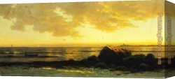 Seascape Canvas Paintings - Seascape 2 by Alfred Thompson Bricher