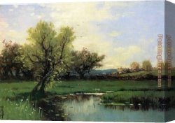 Thoughts of Springtime Canvas Paintings - Springtime by Alfred Thompson Bricher