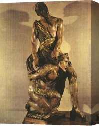 Sacrifice Canvas Paintings - The Sacrifice of Isaac by Alonso Berruguete
