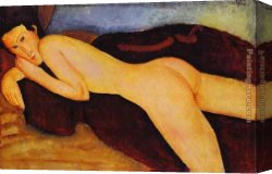 Which One Do You Love Best Canvas Paintings - Nu couche de dos by Amedeo Modigliani