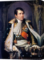 Napoleon, King of Italy Canvas Paintings - Napoleon, King of Italy by Andrea I Appiani