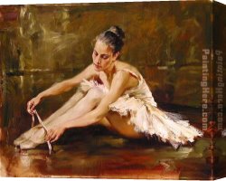 Thoughts Before The Dance Canvas Paintings - Before the Dance by Andrew Atroshenko