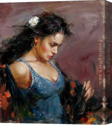 Atroshenko Canvas Paintings - Gypsy by Andrew Atroshenko