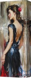 Memory Canvas Paintings - Loving Memory by Andrew Atroshenko