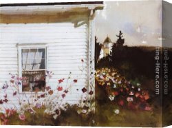 A Corner of The Apartment Canvas Paintings - Around the Corner by Andrew Wyeth