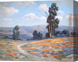 California Canvas Paintings - California 3 by Angel Espoy