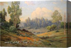 California Canvas Paintings - California by Angel Espoy