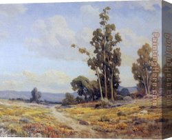 California Canvas Paintings - California In Bloom by Angel Espoy
