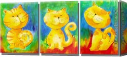 Animal Canvas Paintings - 7120 by Animal